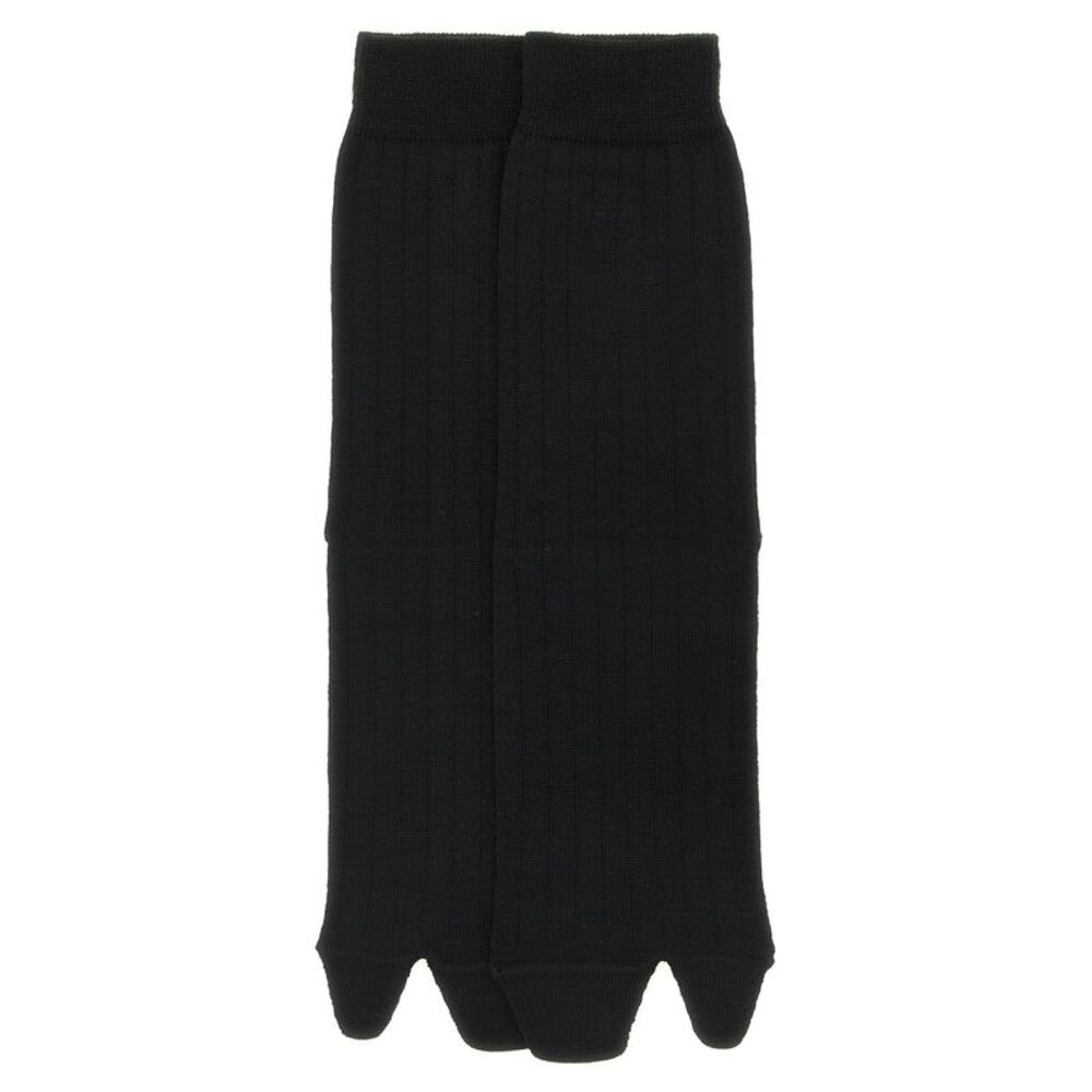 Maison Margiela Black Wool Women's Socks